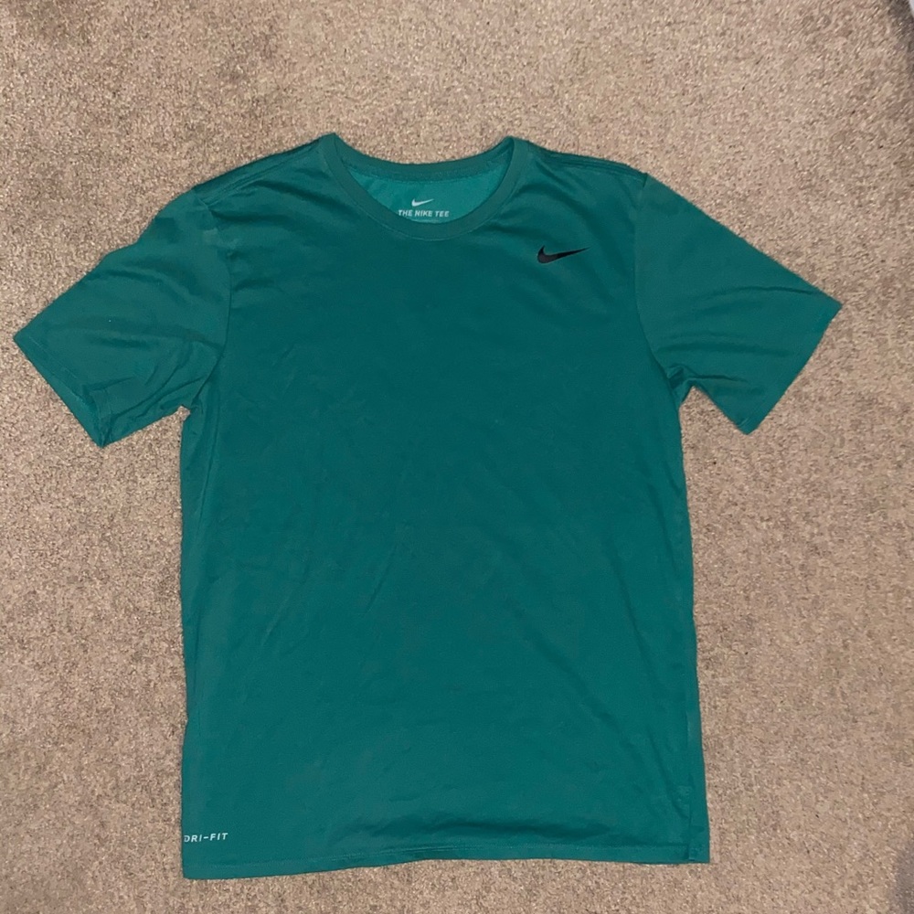 Green Nike Dri fit shirt
